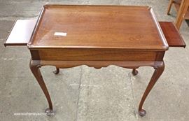 SOLID Mahogany Queen Anne Tea Table by “Biggs Furniture”
Located Inside – Auction Estimate $100-$200