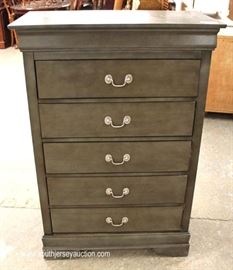 NEW 6 Drawer Gray Wash Finish High Chest
Located Inside – Auction Estimate $100-$200