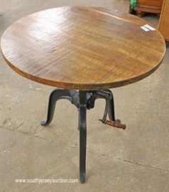 Industrial Style Oak Top Crank Table
Located Inside – Auction Estimate $200-$400