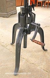 Industrial Style Oak Top Crank Table
Located Inside – Auction Estimate $200-$400