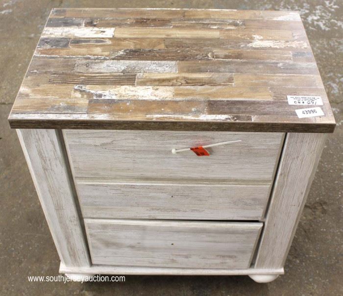 Brand New – Unused – Hardware in Drawers
Country Style NEW 3 Drawer Night Stand
Located Inside – Auction Estimate $50-$100