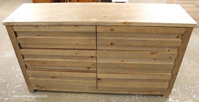NEW 6 Drawer Country Style Low Chest in the Natural Finish
Located Inside – Auction Estimate $100-$300