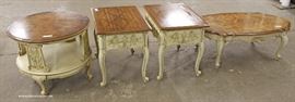 Selection of Country French Style Burl Walnut Tops Tables by “Weiman Furniture”
Located Inside – Auction Estimate $100-$300