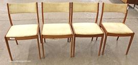 Set of 4 Mid Century Modern Danish Walnut Kitchen Chairs by “Uldum Mobelfabrik Made in Denmark”
Located Inside – Auction Estimate $200-$400