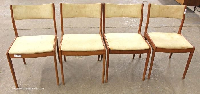 Set of 4 Mid Century Modern Danish Walnut Kitchen Chairs by “Uldum Mobelfabrik Made in Denmark”
Located Inside – Auction Estimate $200-$400