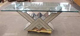 Ultra-Modern Mirrored Glass Top Decorator Console
Located Inside – Auction Estimate $200-$400
