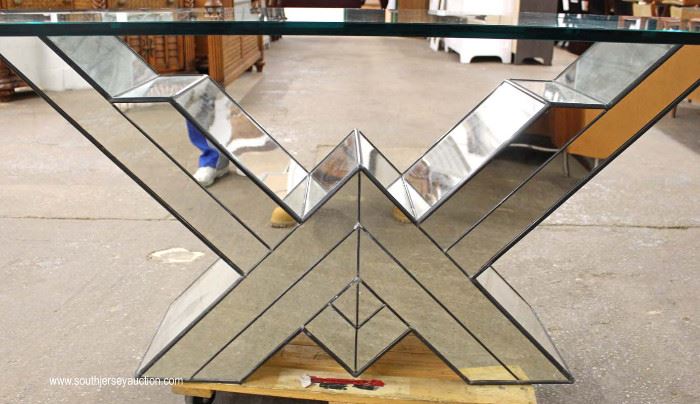 Ultra-Modern Mirrored Glass Top Decorator Console
Located Inside – Auction Estimate $200-$400
