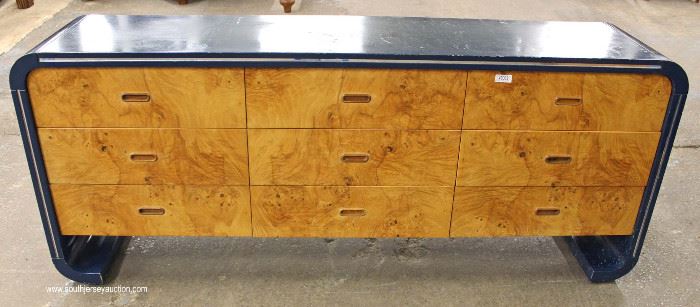 Mid Century Burl Maple 9 Drawer Chest attributed to Philip Daniels
Located Inside – Auction Estimate $200-$400