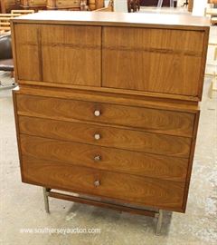 Mid Century Danish Walnut Chest on Chest with Fitted Interior by “Kroehler Furniture”
Located Inside – Auction Estimate $300-$600