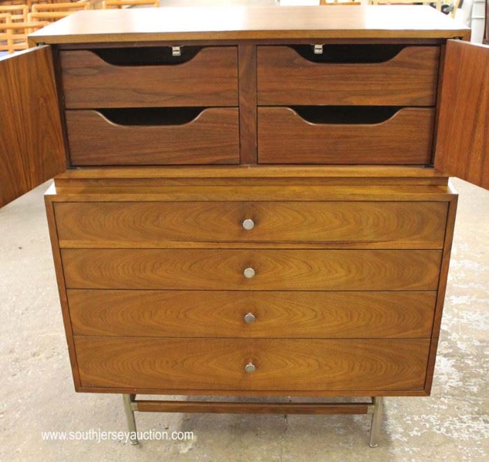 Mid Century Danish Walnut Chest on Chest with Fitted Interior by “Kroehler Furniture”
Located Inside – Auction Estimate $300-$600
