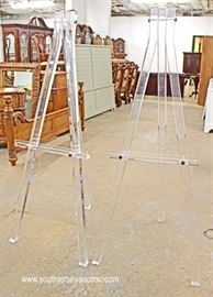 RARE PAIR of Mid Century Lucite Easels
Located Inside – Auction Estimate $300-$600