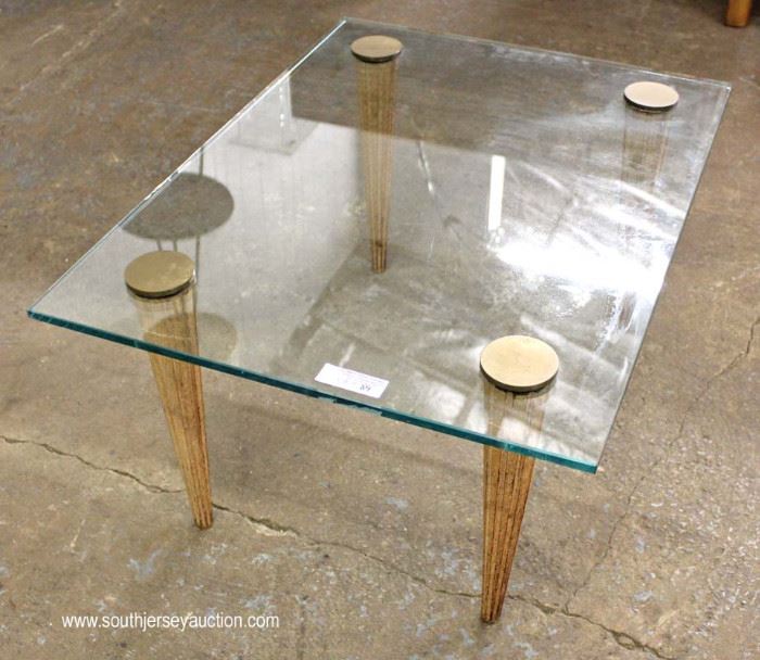 Mid Century Modern Glass Top Coffee Table
Located Inside – Auction Estimate $100-$300
