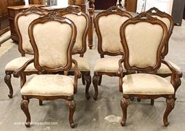 8 Piece Contemporary Carved and Banded Mahogany Dining Room Set – Table has 2 Leaves
Located Inside – Auction Estimate $400-$800