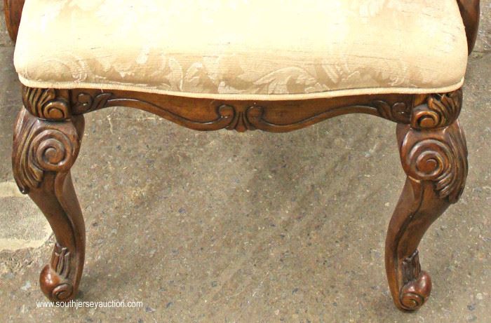 8 Piece Contemporary Carved and Banded Mahogany Dining Room Set – Table has 2 Leaves
Located Inside – Auction Estimate $400-$800