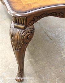8 Piece Contemporary Carved and Banded Mahogany Dining Room Set – Table has 2 Leaves
Located Inside – Auction Estimate $400-$800