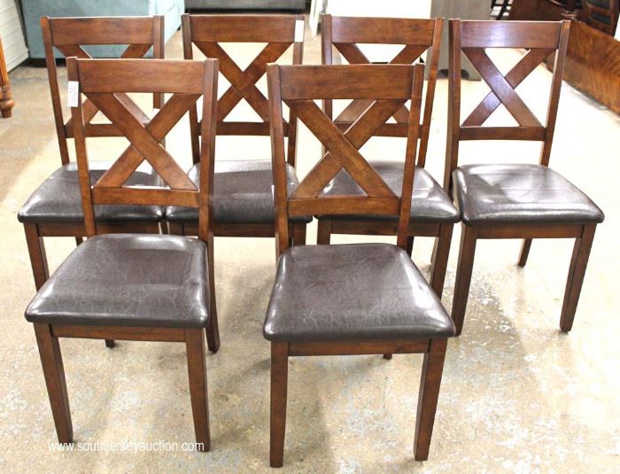 NEW 7 Piece Kitchen Set in the Mahogany Finish Table with 6 Chairs
Located Inside – Auction Estimate $200-$400