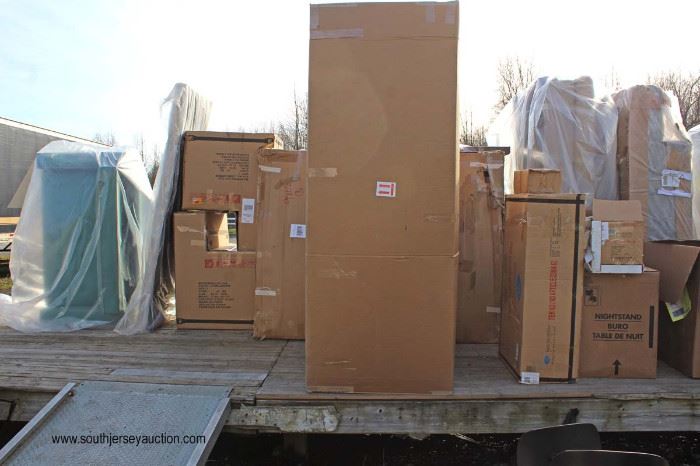 LARGE Selection of New Furniture including Bathroom Vanity’s, Sectional Sofa’s, Kitchen Sets, Bookcases, and much much more all to be unwrapped, assembled and photo