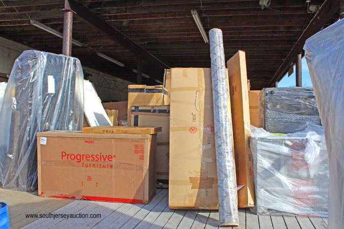 LARGE Selection of New Furniture including Bathroom Vanity’s, Sectional Sofa’s, Kitchen Sets, Bookcases, and much much more all to be unwrapped, assembled and photo