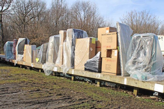 LARGE Selection of New Furniture including Bathroom Vanity’s, Sectional Sofa’s, Kitchen Sets, Bookcases, and much much more all to be unwrapped, assembled and photo