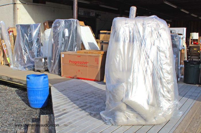 LARGE Selection of New Furniture including Bathroom Vanity’s, Sectional Sofa’s, Kitchen Sets, Bookcases, and much much more all to be unwrapped, assembled and photo