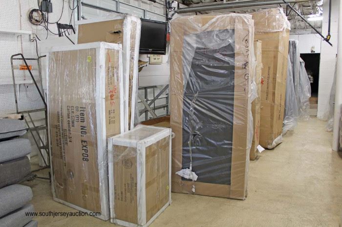 LARGE Selection of New Furniture including Bathroom Vanity’s, Sectional Sofa’s, Kitchen Sets, Bookcases, and much much more all to be unwrapped, assembled and photo