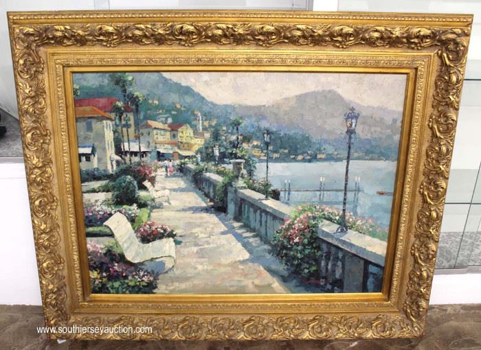Signed Oil on Canvas in Nice Carved Frame (approximately 54”w x 43 ½” H)
Located Inside – Auction Estimate $200-$400