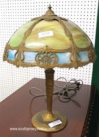 zaIMG 3562 auction Selection of Lead Glass, Panel and Reverse Painted Table Lamps
Located Inside – Auction Estimate $50-$400 Each