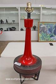 auction Mid Century Modern Red Lamp
Located Inside –Auction Estimate $50-$100