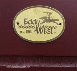 Paint Decorated Tall Case Clock in the Manner of Aztec by “Eddy West”
Located Inside – Auction Estimate $200-$400
