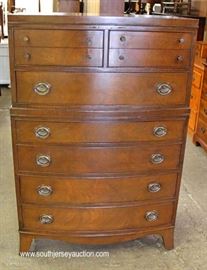 Burl Mahogany Inlaid High Chest and Low Chest by “Hellam Furniture”
Located Inside – Auction Estimate $300-$600