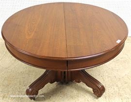ANTIQUE 48” Walnut Victorian Breakfast Table with 1 Leaf
Located Inside – Auction Estimate $200-$400