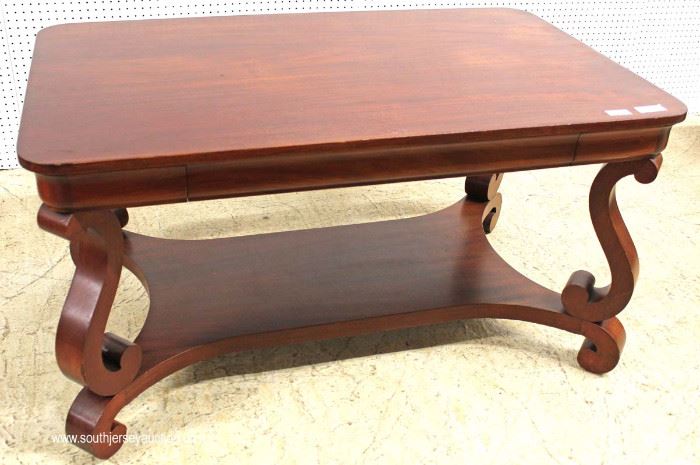 ANTIQUE Mahogany One Drawer Empire Library Table
Located Inside – Auction Estimate $200-$400
