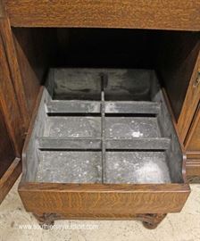 ANTIQUE Oak Buffet with Carved Cherub Back Splash
Located Inside – Auction Estimate $400-$800