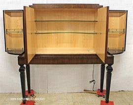 QUALITY Rosewood 4 Door Lighted BAR by “Henredon Furniture” with Original Tags
Located Inside – Auction Estimate $500-$1000
