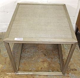 Slate Grey Decorator Open End Table wit Original Tag
Located Inside – Auction Estimate $100-$200