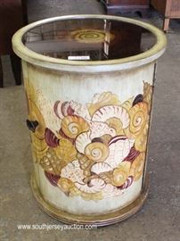 Circular Paint Decorated Mirror Top BAR
Located Inside – Auction Estimate $100-$200