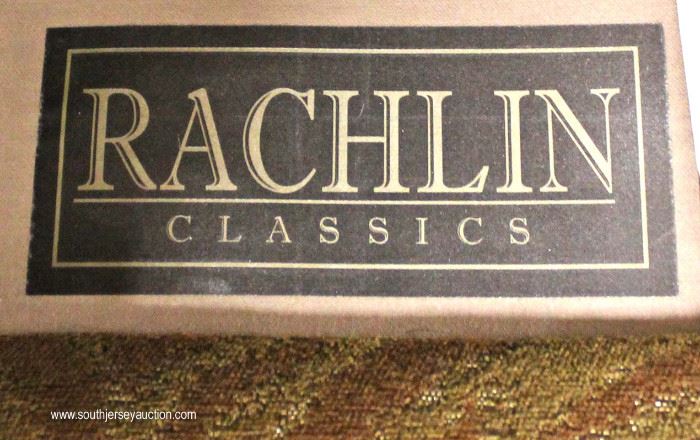 QUALITY High Back Even Arm Fabric and Leather Decorator Loveseat by “Rachlin Furniture”
Located Inside – Auction Estimate $300-$600