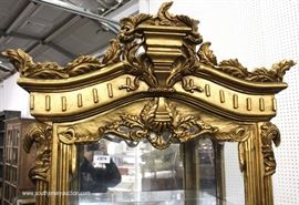 FANCY Highly Carved and Ornate Mirror Back Crystal Cabinet
Located Inside – Auction Estimate $300-$600