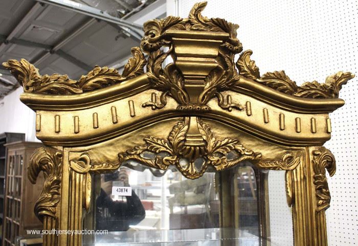 FANCY Highly Carved and Ornate Mirror Back Crystal Cabinet
Located Inside – Auction Estimate $300-$600