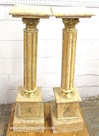 PAIR of Marble French Style Pedestals with Bronze
Located Inside – Auction Estimate $200-$400