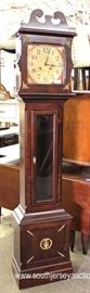 Mahogany Tall Case Grandfather Clock with Weights and Pendulum
Located Inside – Auction Estimate $100-$300