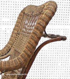 ANTIQUE Wicker Wheel Chair attributed to Heywood Wakefield
Located Inside – Auction Estimate $200-$400