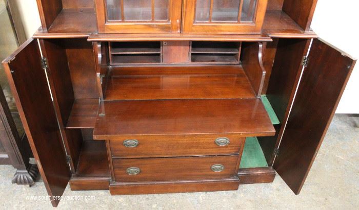 One of Several Mahogany China Cabinets this one has Bookcase Ends
Located Inside – Auction Estimate $100-$300