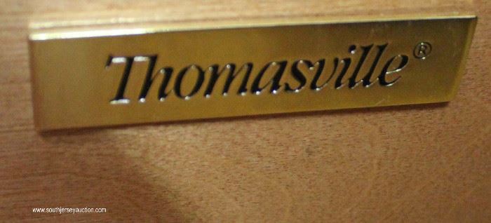 Contemporary Demilune Marble Top Decorator Bachelor Chest by “Thomasville Furniture”
Located Inside – Auction Estimate $200-$400