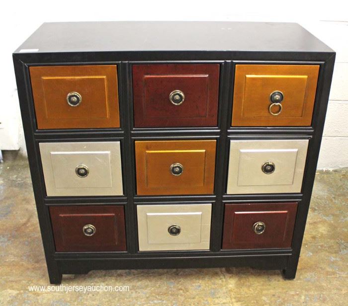 Contemporary Demilune Marble Top Decorator Bachelor Chest by “Thomasville Furniture”
Located Inside – Auction Estimate $200-$400