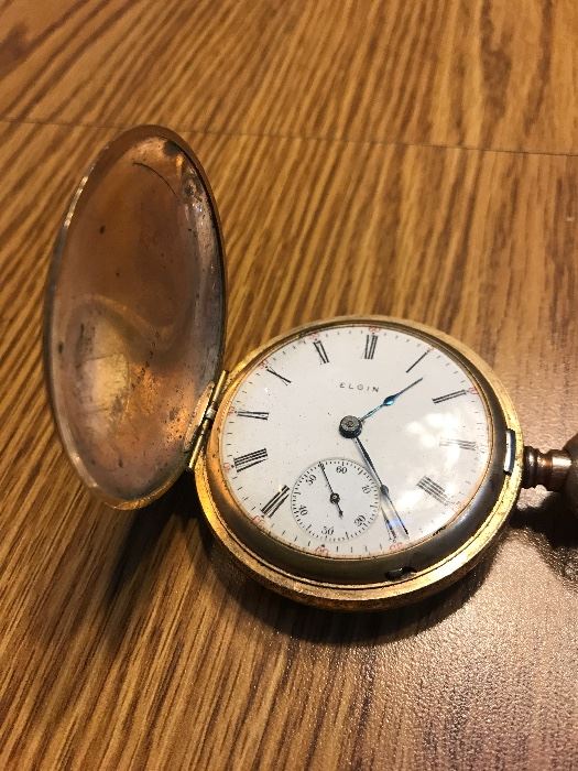 Elgin Victorian 14k gold pocket watch