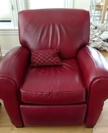 Leather chair, Pottery Barn. 2 identical chairs for sale. 