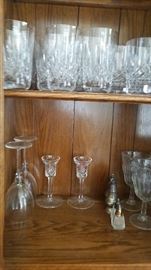 Nice selection of Waterford stemware