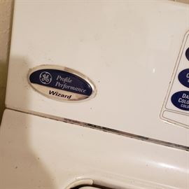 GE washer and dryer