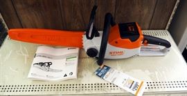 Stihl MSA120C-BQ Battery Operated Chainsaw, Includes Owners Manual, Battery And Charger, New